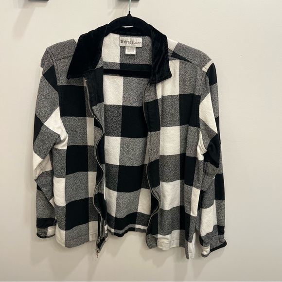 Dress Barn Jackets & Blazers - Checkered B&W Jacket